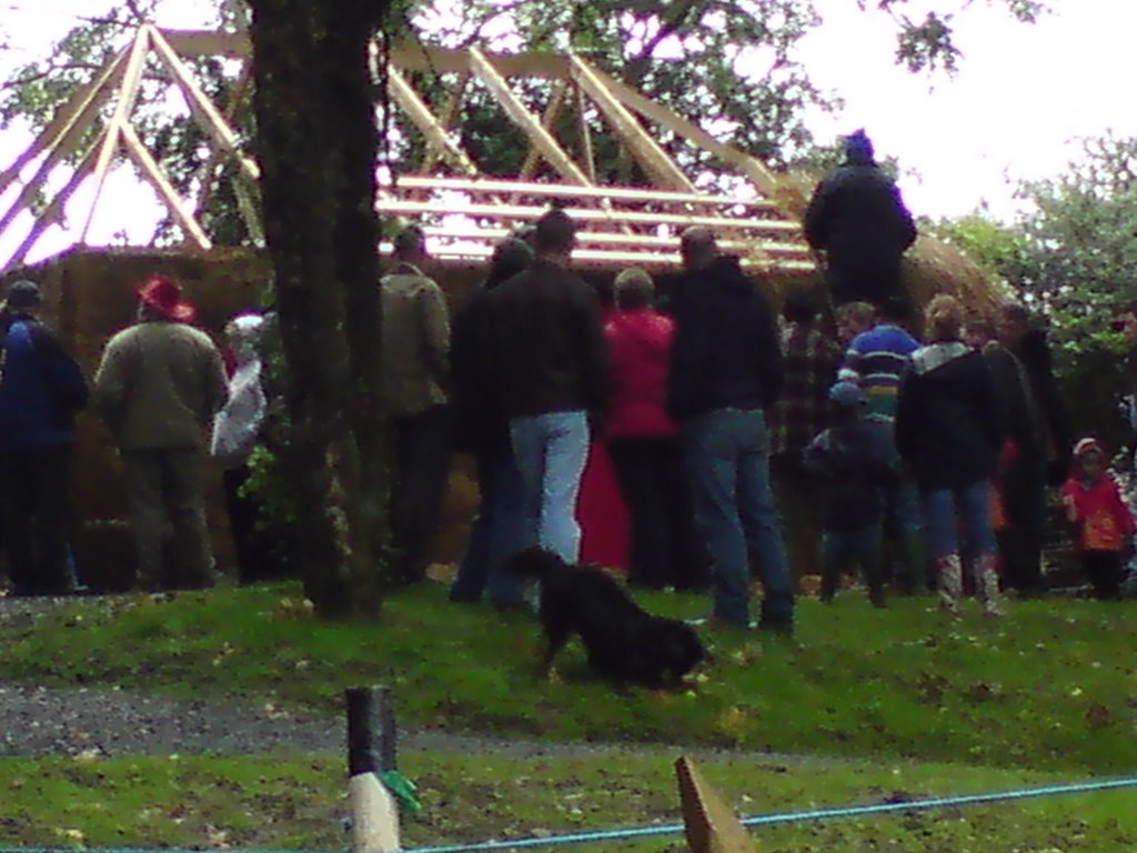thatching at the festival