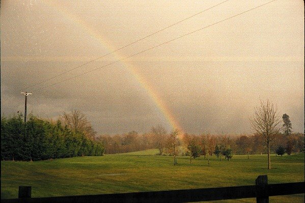 Rainbow on Golfcourse at Kilkea