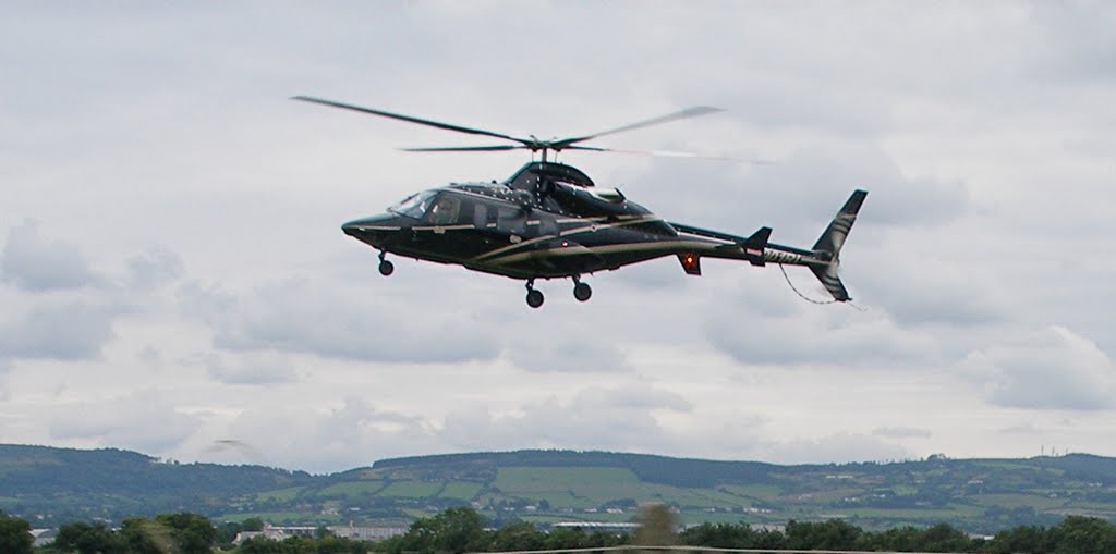 Helicopter Dublin Mountains Background