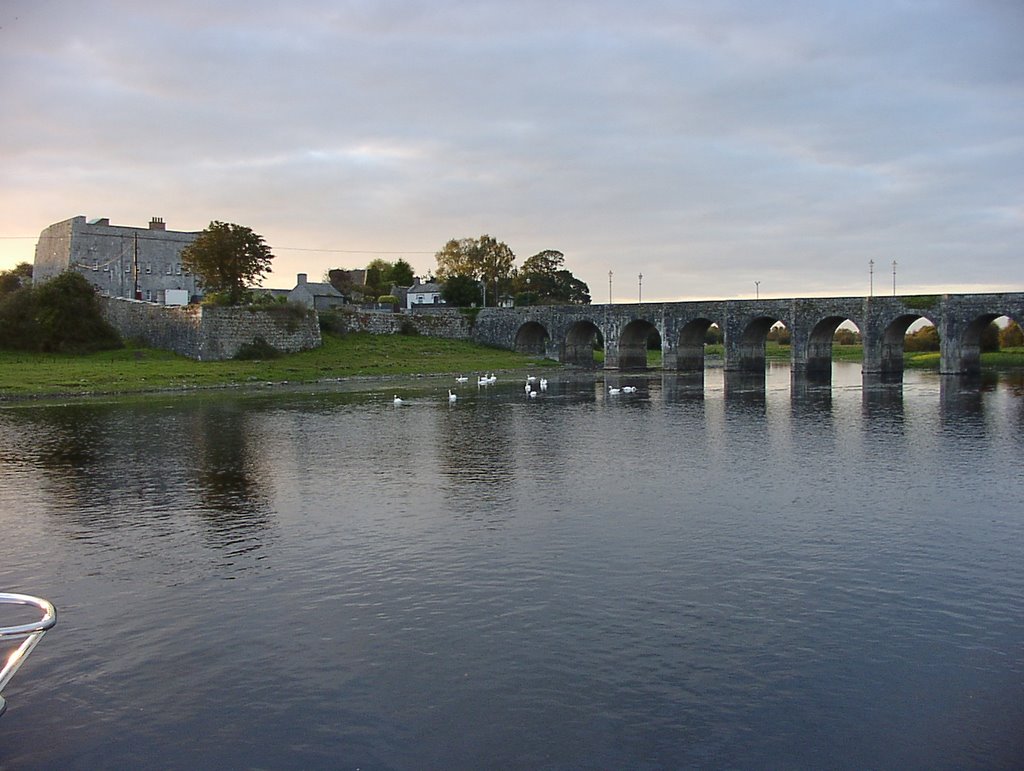 Shannonbridge - Bridge and Swans