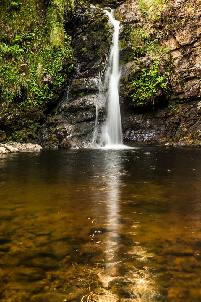 The falls ,Millenium forest ,Tourmakeady ,Co.Mayo ,Ireland