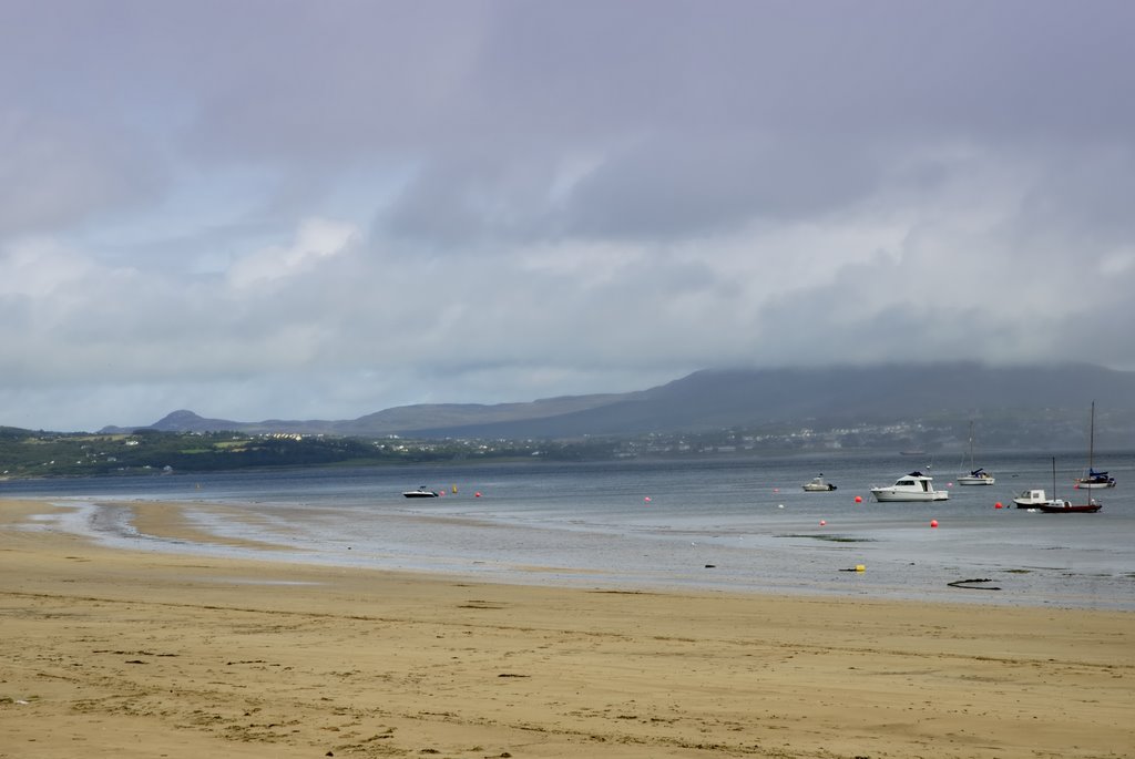 Rain showers over Lough Swilly