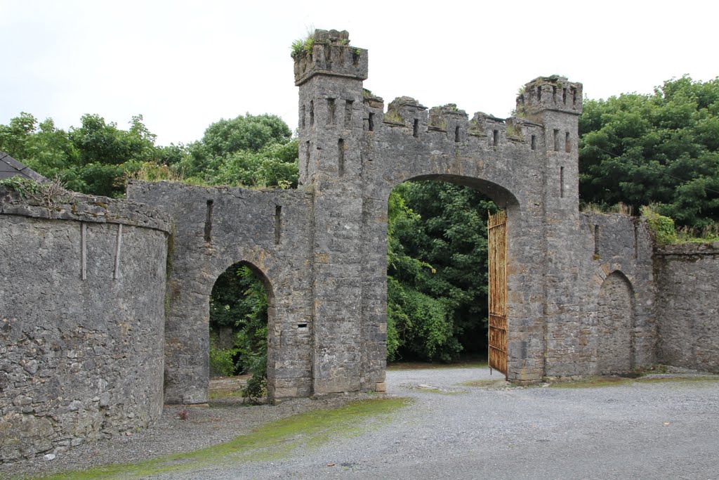 Gate, Leap Castle, Co. Offaly, Ireland