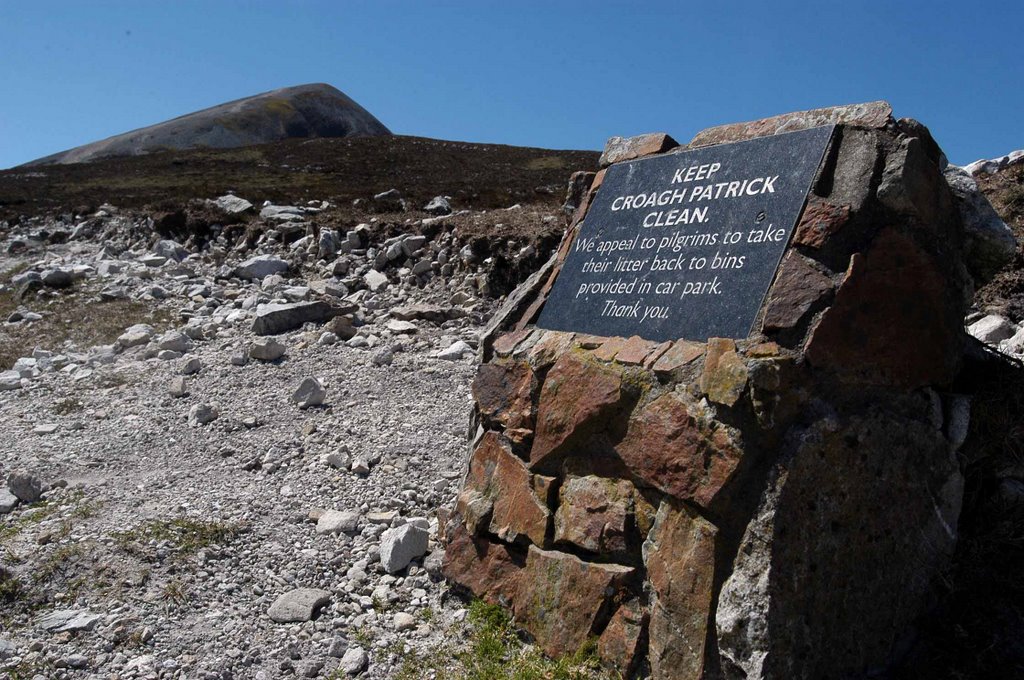 Croagh Patrick - nearly on top