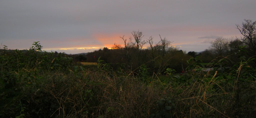 Sunset over Bandon River Valley