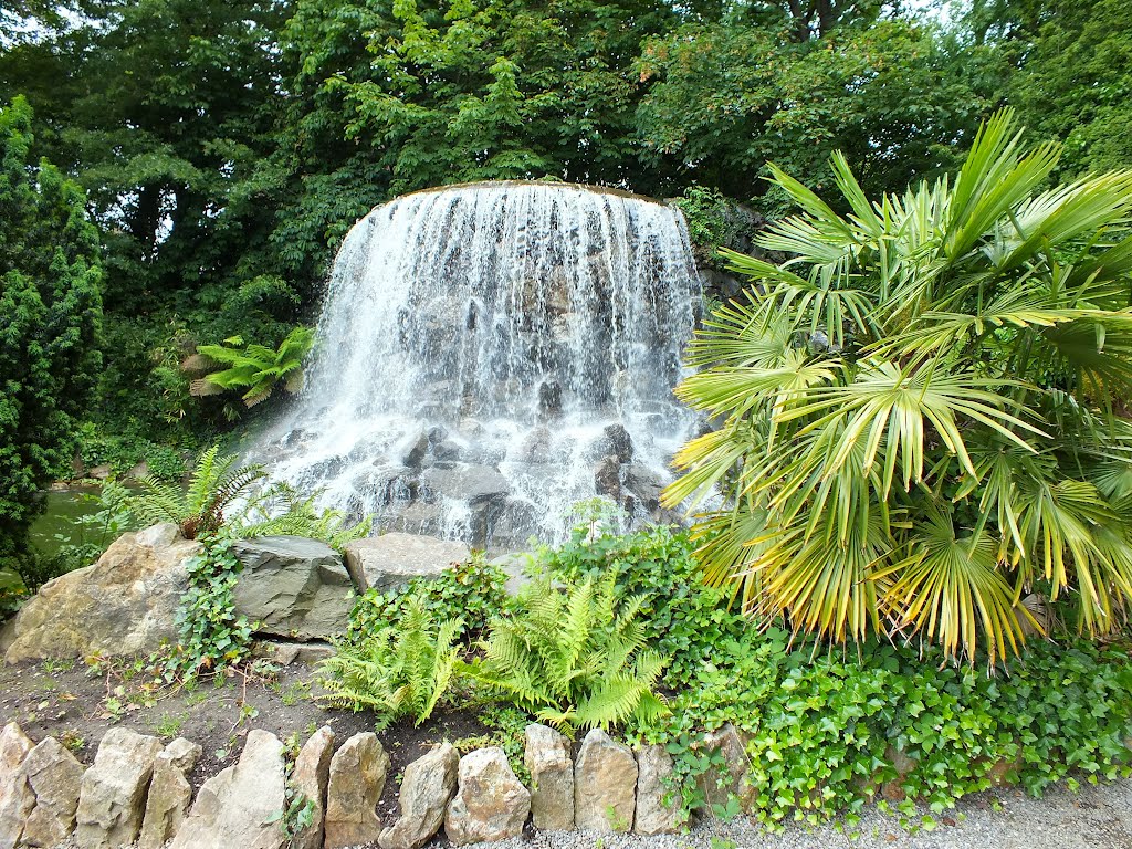 Water Falls in Iveagh Gardens Clonmel St Dublin Ireland